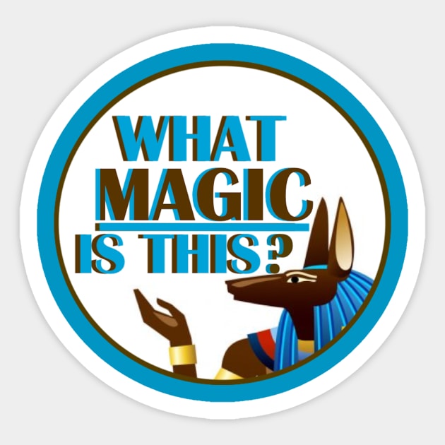 Anubis Sticker by What Magic is This?